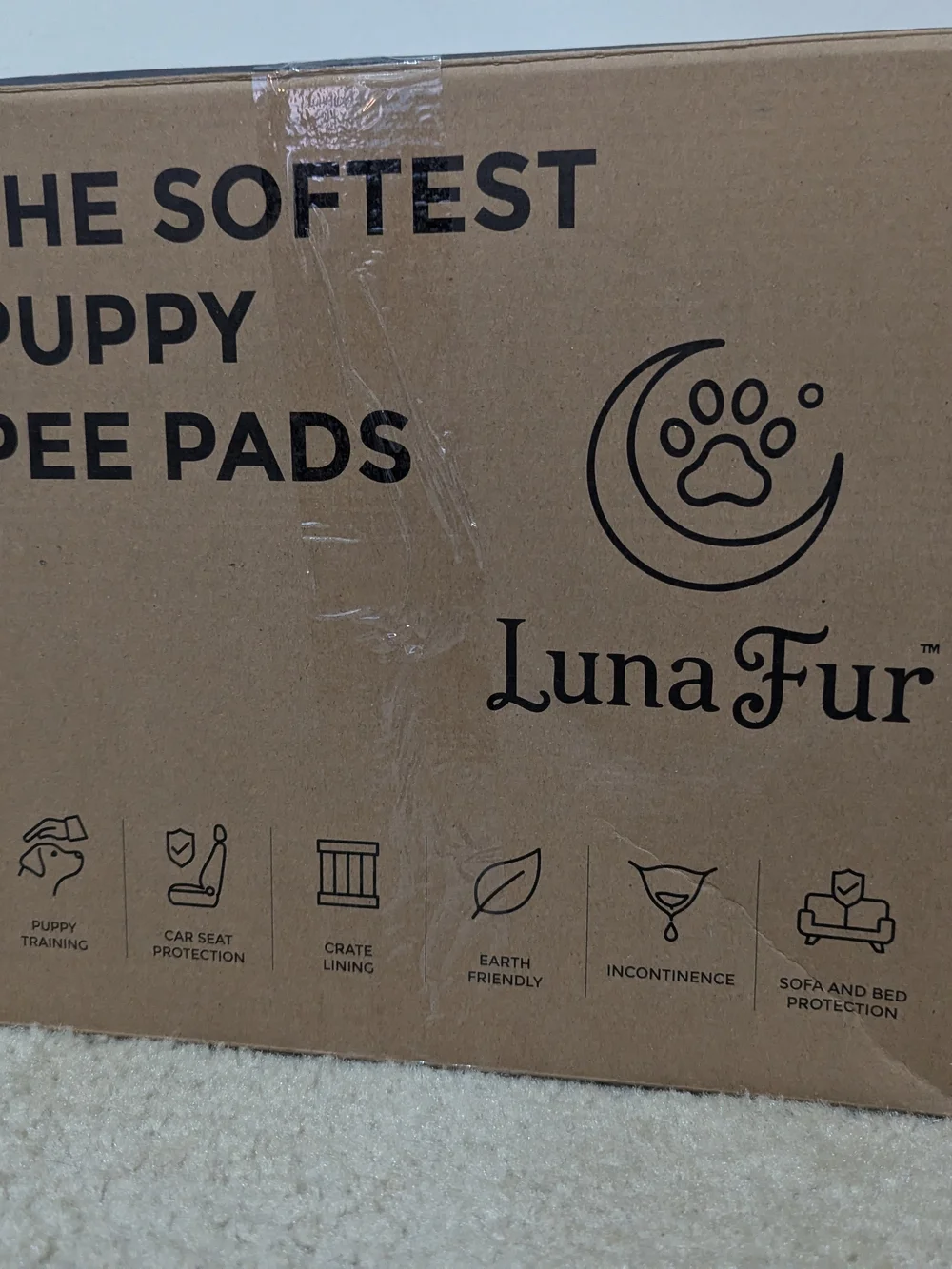 Luna Fur Washable Reusable Puppy Pee Pads 2pk